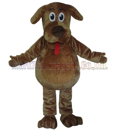 Brown dog mascot costume Adult Size,dog luxurious plush toy carnival party celebrates mascot factory sales.