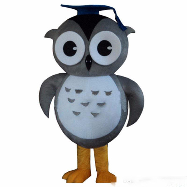 High quality Owl Mascot Costume Cartoon Fancy Dress Suit Mascot Costume Adult