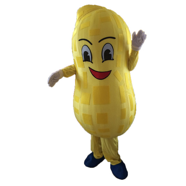 High quality peanuts mascot cartoon doll clothing adult size high quality plush cloth as fashion 