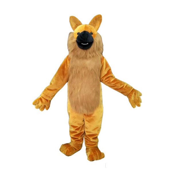 Wolf Custom Mascot Costume Adult Size Cartoon Costume With Fan Inside Head For Commercial Advertising promotion