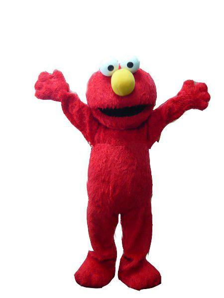 Red Elmo Mascot Costume Halloween Costumes Chirstmas Party Adult Size Fancy Dress