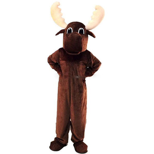 style high quality Deer Mascot costumes for adults circus christmas Halloween Outfit Fancy Dress Suit 