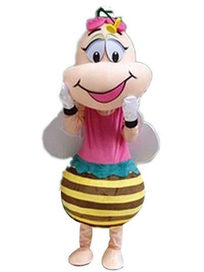 Factory direct sale Bee Mascot Costume Fancy Party Dress Adult