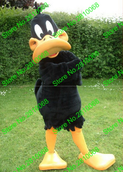 Make EVA Material Helmet Daffy Duck Mascot Costumes Cartoon Apparel Birthday party Masquerade 996