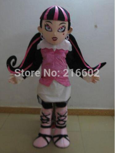 Wholesale-vampire draculaura mascot costumes for adults advertising mascot animal costume school mascot fancy dress costumes