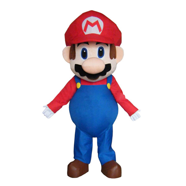 luxury Super Mario Bros. Mascot Costume for adult Animal large red Halloween Carnival party