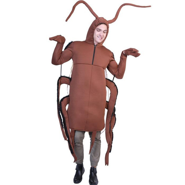 Cockroach Print Halloween Cospaly Funny Designer Mascot Costumes Fastfood Festival Unisex Fashion Cool Style Casual Apparel