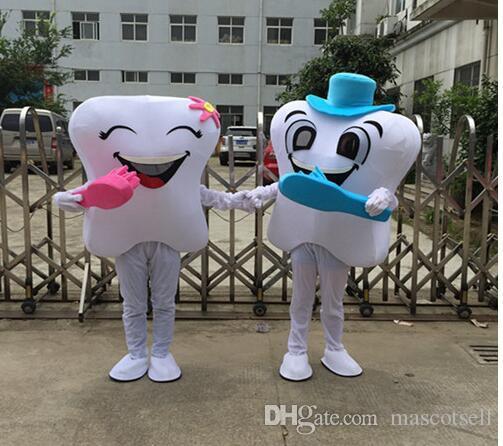 2016 new High quality teeth and toothbrush Mascot Costumes adult size 