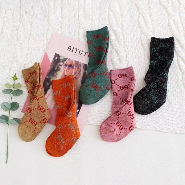 Women high fashion luxury letter socks summer cotton sock designer socks for men basketball jogging skateboard sock Mascot