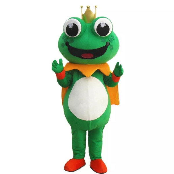 Frog Mascot Costume Halloween Cartoon Apparel Birthday Party Fancy CostumeMascotte