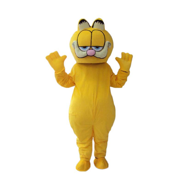 Factory direct sale Garfield Cat Mascot Costume Fancy Dress Adult Size Animal Theme Costumes 