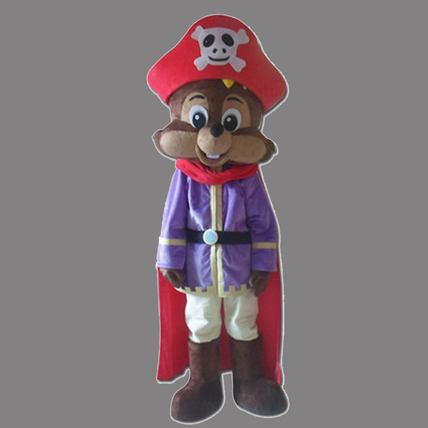 New: Lovely Squirrel Pirates Mascot Costume For Festival/Hallooween/Christmas