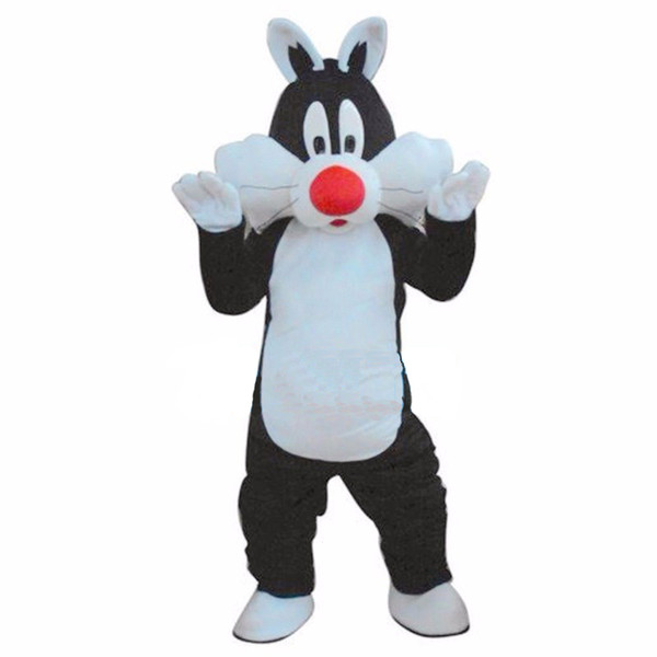 Sylvester Cat Mascot Costume Cartoon Fancy Dress Outfit Free Ship Adult Size