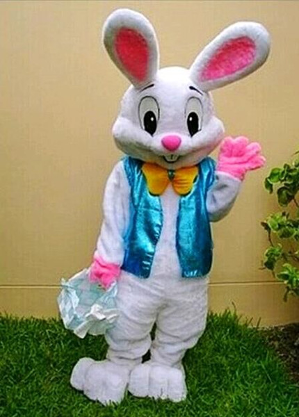 PROFESSIONAL EASTER BUNNY MASCOT COSTUME Bugs Rabbit Hare Adult Fancy Dress Cartoon Suit