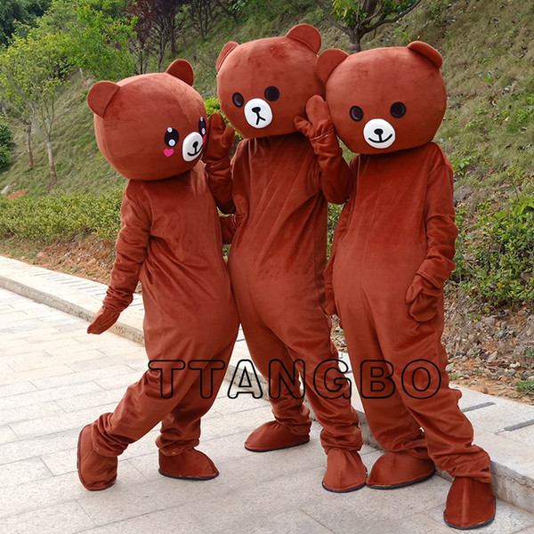 New High quality rilakkuma mascot teddy bear anime mascot costume 