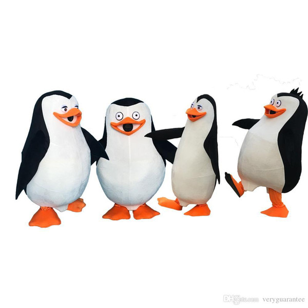 Penguins of Madagascar Penguin Mascot Costume Fancy Dress adult size