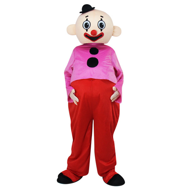 Adult Character Bumba brothers mascot costume Pipo clown mascot Costume Fancy Dress for Halloween party costumes