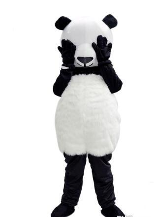 New Style Adult Cute BRAND Cartoon New Professional panda Mascot Costume Fancy Dress Hot Sale Party costume Free Ship