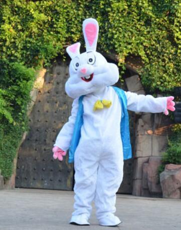 New Style Adult Cute BRAND Cartoon New Professional Easter Bugs Bunny Mascot Costume Fancy Dress Hot Sale Party costume Free Ship