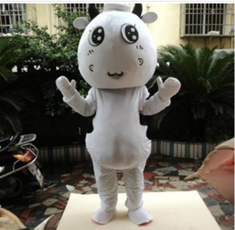 New Style Adult Cute BRAND Cartoon New Professional Lovely kids cow Mascot Costume Fancy Dress Hot Sale Party costume Free Ship