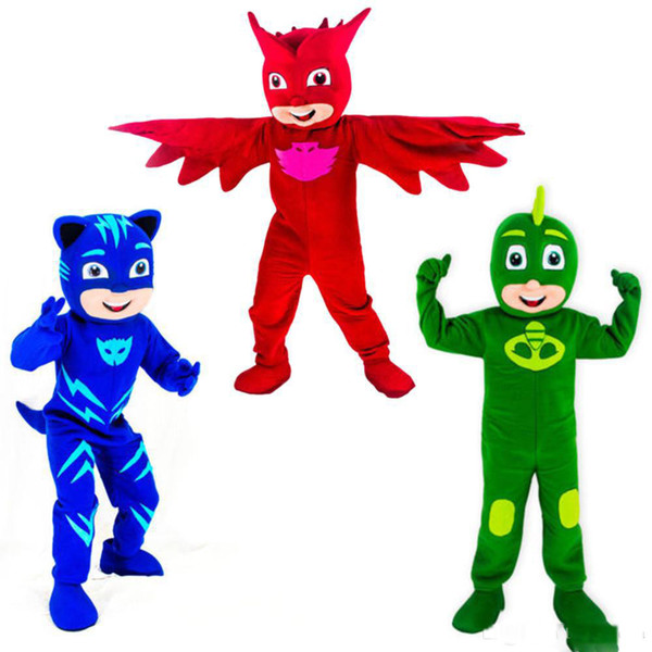 Hot new Mascot Costumes Parade PJ Mask Birthdays For adult animal large Halloween party