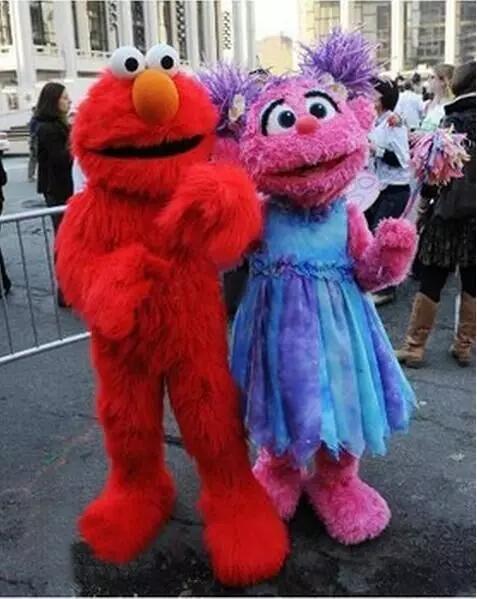 Biscuits and EPE sesame street elmo mascot costume adult cartoon costume