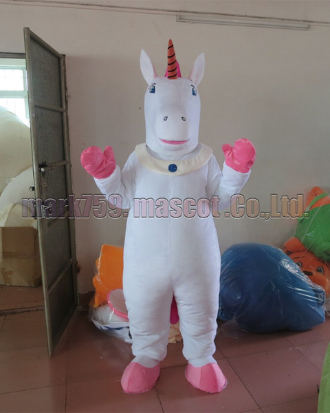 unicorn mascot costume Adult Size,new unicorn mascot plush toy carnival party celebrates mascot factory sales.