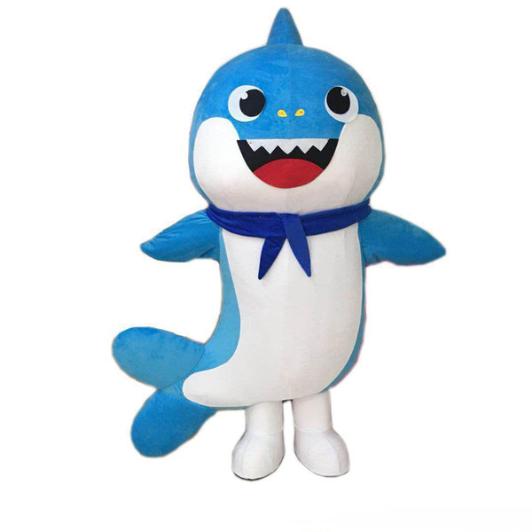 Professional factory direct new adult Baby Shark Cartoon Mascot Costumes Party Cartoon Characters Costumes