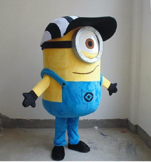 high quality minion mascot costume for adults mascot costume EPE material 