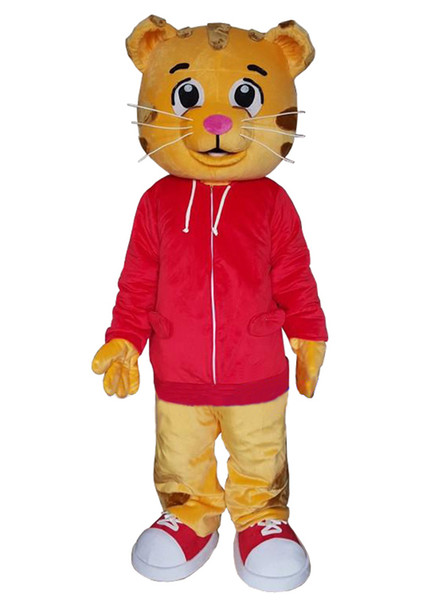 Mascot Adult Costume Daniel the Tiger Mascot Costume High Quality Tiger Fancy Carnival Party