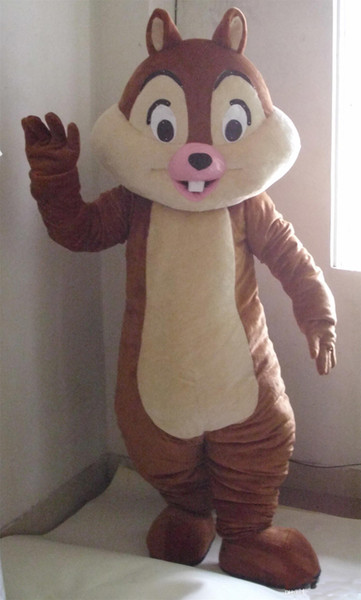 High quality hot a brown squirrel mascot costume with big eyes for adult to wear