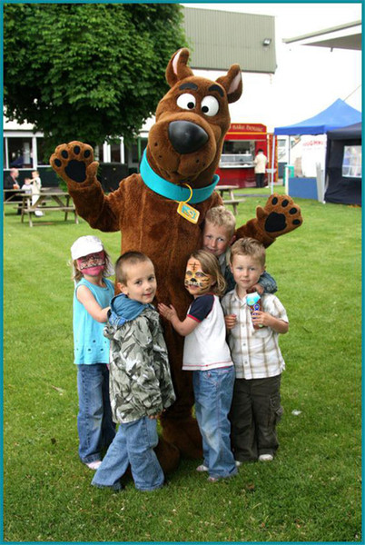 Wholesale Brown Scooby Doo Mascot Costume Suit Halloween Christmas Birthday Party Dress Costume Scooby Doo Cartoon costumes