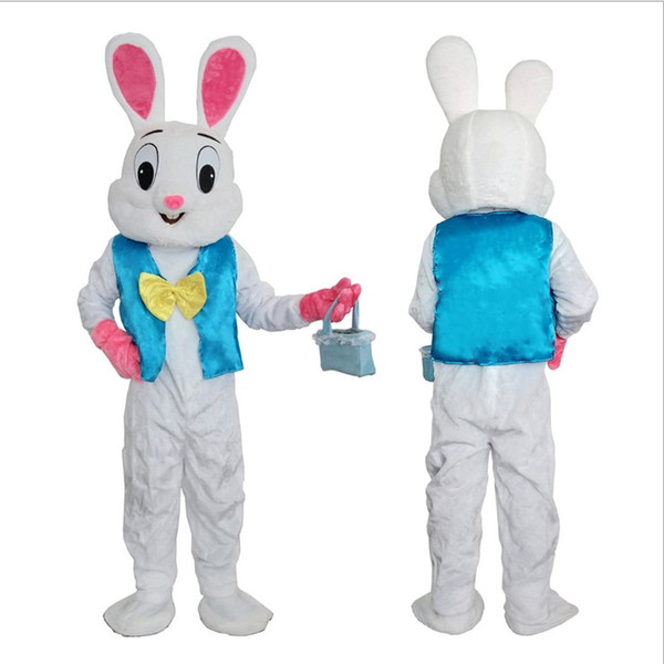 PROFESSIONAL EASTER BUNNY MASCOT COSTUME Bugs Rabbit Hare Adult Fancy Dress Cartoon Suit