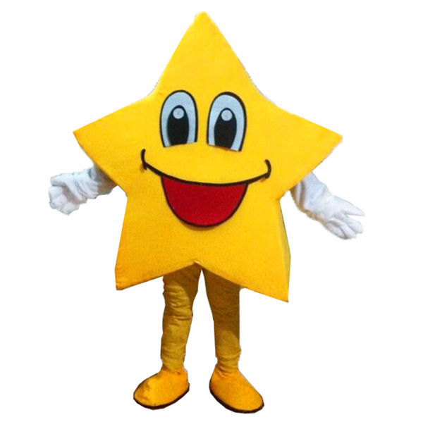 Five-pointed star mascot costume EMS , high quality carnival party Fancy plush lovely walking star mascot adult size.