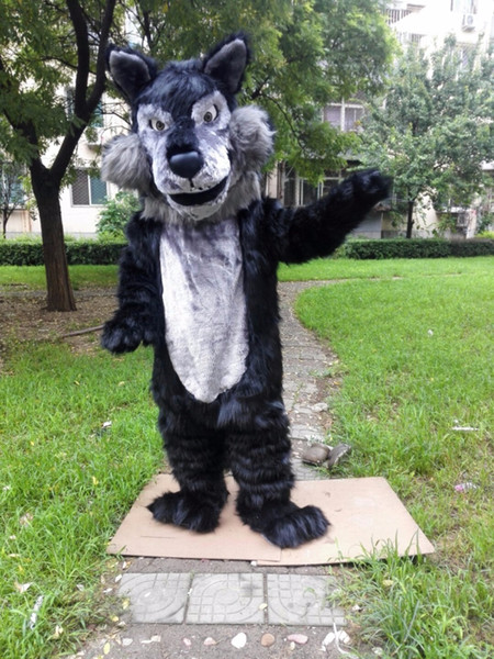 Adult size plush wolf mascot Coyote werewolf costume custom fancy costume kit mascotte theme fancy dress carniva costume