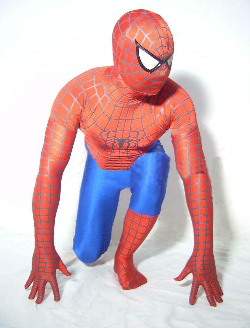 wholesale Cartoon mascot costumes Clothing Adult/Child/Superman Spider-man Cartoon Costume tights