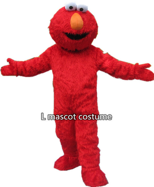 High quality adult size Sesame Street elmo mascot costume Halloween Outfit Fancy Dress Suit Blue cookie monster adult clothes