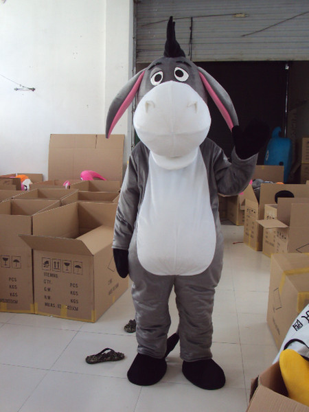 Eeyore Donkey Mascot Costume Friend Birthday Party Fancy Dress Halloween Party Outfit Adult Size