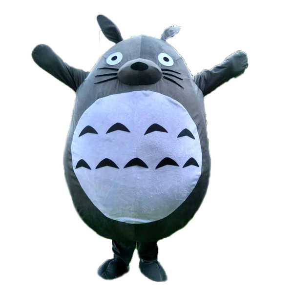 Totoro Mascot Costume Hot Cat My Neighbor High Quality Cat Fancy Dress Costumes Lovely Outfits Adult Size