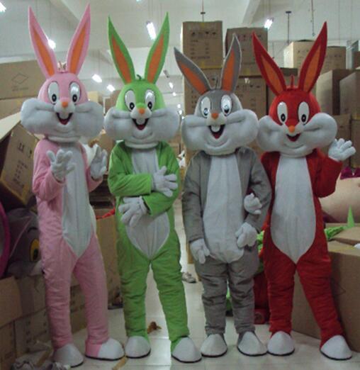 New Bugs Bunny Cartoon Mascot Adult Costume Costumes 