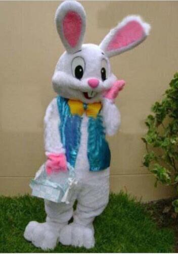 hot sale Easter Bunny Mascot Costume Halloween Costume rabbit dress free delivery