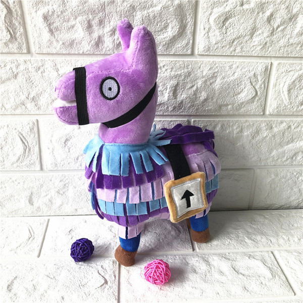 Llama Plush Figure Fortress Night Game PC Fortress Night Troll Stash Llama Alpaca Rainbow Horse Intelligence Horse mascot