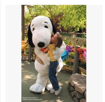 2016 EPE Adult Size Snoopy Dog Mascot Costume Halloween Chirastmas Party Fancy Dress 