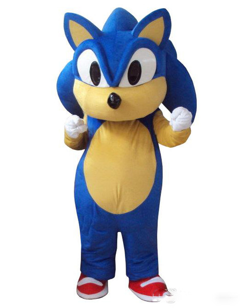 New style pink Sonic Hedgehog Mascot Costume Fancy Dress for Adult animal pink Halloween party event