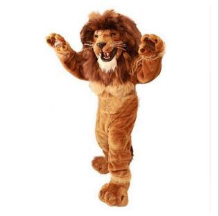 High Quality Lion Mascot Costume adult size brave Lion cartoon Costume Party fancy dress factory direct sale