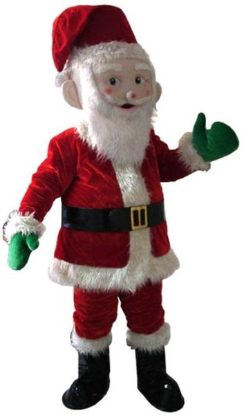 EVA Material Helmet Santa Claus Mascot Costume Cartoon Apparel Christmas Birthday WS660