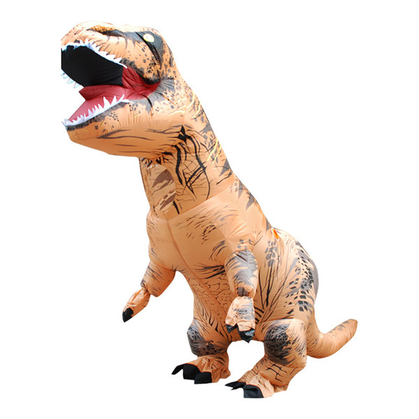 Halloween Men Women Funny Dinosaur T-Rex Cosply Costumes Male Female Party Funny Mascot Costumes Inflatable Clothing