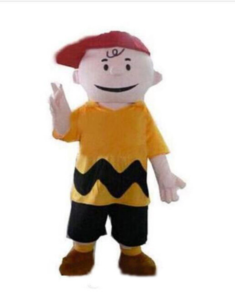 Cheap Anime cosply mascot Fancy Dress Charlie Brown Adult Carnival Mascotte cosply Dress Kits Suit Factory Direct