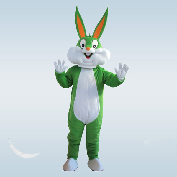 Hot Bunny Mascot Costumes Rabbit and Bugs Bunny Adult mascot Rabbit Cartoon Character Costumes fancy dress Halloween