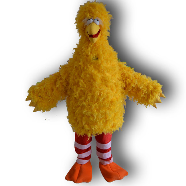 Big Yellow Bird Mascot Costume Cartoon Character Costume Party 